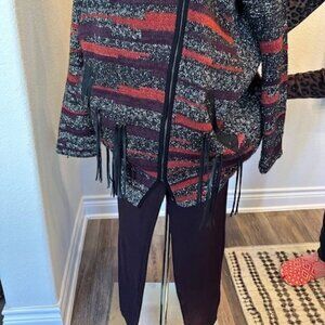 Womens Maroon Liverpool Leggings Size 12